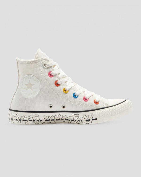 Converse Chuck Taylor All Star My Story Beige Sko Danmark - Converse Høje Sneakers Herre - 17639ZRYG